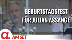 Am Set: Geburtstagsfest für Julian Assange by apolut