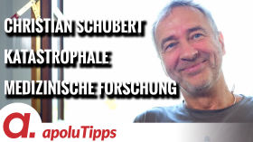 Interview mit Prof. Dr. Dr. Christian Schubert – Die medizinische Forschung ist eine Katastrophe by apolut