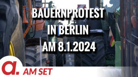 Am Set: Bauernprotest in Berlin am 8.1.2024 by apolut